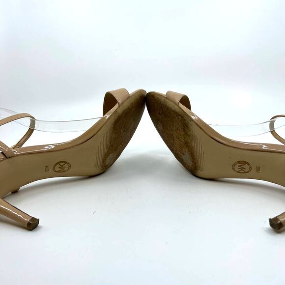Michael Kors Nude Patent Leather Sandals Women's 10 US - Picture 8 of 9